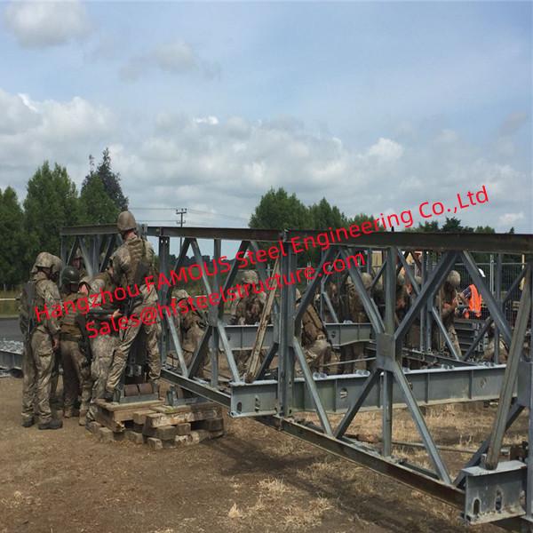 Buy Pre - Engineered Modular Military Pontoon Bailey Bridge Heavy Load Capacity at wholesale prices