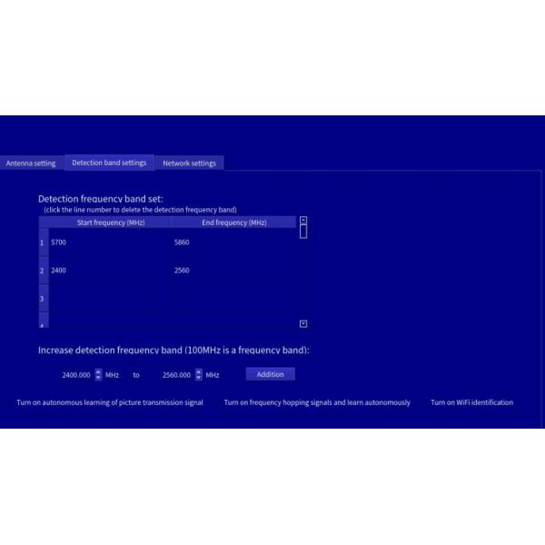 UAV-J2020 Series 160MHz 230W Spectrum Detection Counter UAV System