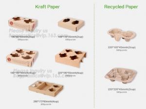 Quality Manufacturer Disposable Take Away Free Samples 4 Paper Cup Holder Tray Carrier,paper holder,newspaper holder recycling,t for sale