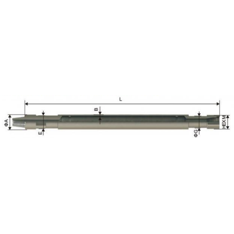 Ingersoll Rand Style Drill Pipe