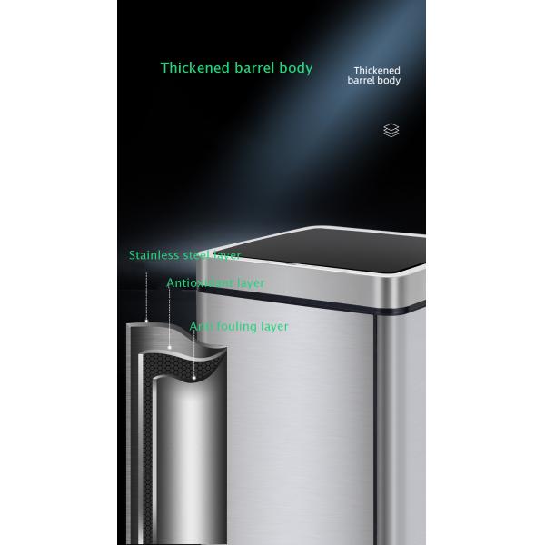 60L Touch-Free Intelligent Trash Bin Automatic Kitchen Intelligent Trash Can
