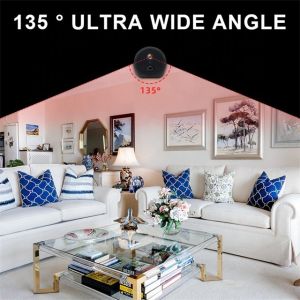 Vandal Proof Tuya App Camera IR 10M Full HD Smart Camera Black