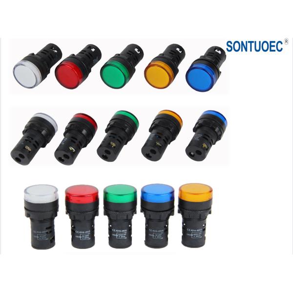 Colorful Panel Mount 22mm Pilot Led Indicator Light 220V