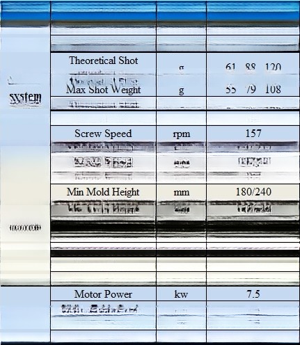 45T Rotary Vertical Injection Moulding Machine 9kW with 45mm Ejector Stroke
