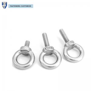 Quality 304 Stainless Steel Ring Eye Bolts Ss Bolt Ring Lifting Round M3 M4 M10 M16 M48 for sale