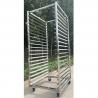 Buy cheap Silver / Black Bakery Stainless Steel Rack Trolley Load Capacity Customizable from wholesalers
