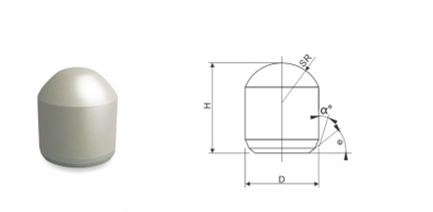 Φ8 ~ 22x10 ~ 30mm Tungsten Carbide Buttons for DTH button bits