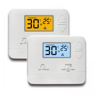 Quality Mini Digital Room Thermostat  ,  Wall Mounted Central Air Conditioner Thermostat for sale