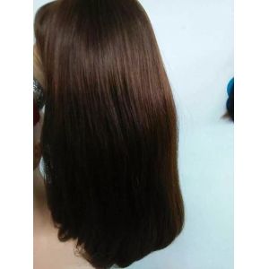 Buy cheap Factory Price 18 Inch Color #6 Unprocessed European Human Hair Jewish Wig Kosher from wholesalers