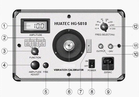 Electronic Digital Vibration Meter Acceleration Transducer 12 Months Warranty
