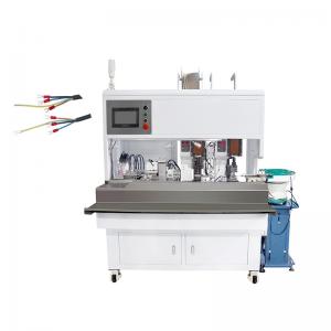 China Automatic 4 Core Terminal Crimping Machine Cable Wire Insulated Stripping on sale