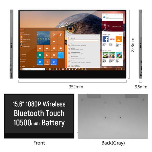 CNHOPESTAR Thin IPS Portable Wireless Touch Screen Monitor For Tablet