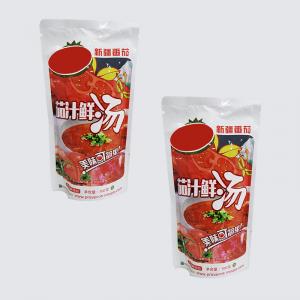 Quality Delicious Pouch Tomato Sauce 4.1g Fat 4.2g Protein Fresh Tomato Sauce for sale