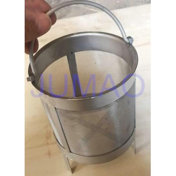 Reusable Basket Filter Element , Replacement Strainer Basket Corrosion Prevention