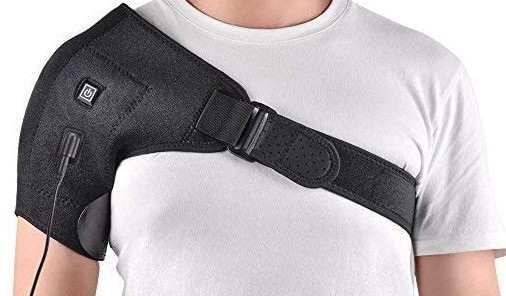 Graphene Electric Heated Shoulder Wrap USB Charging 55degree Temperature