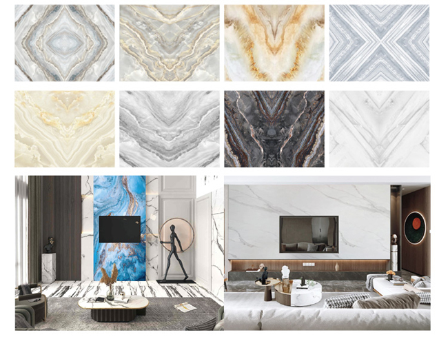 Scratch Resistant UV Protected PVC Marble Sheet Designed for Commercial Residential Wall Cladding and Ceiling Panels