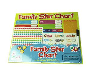 Quality Dry Erase Fridge Magnet Chart with Chores Magnetic Reward Chart for Children with Custom Design for sale