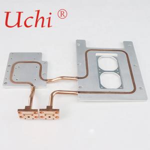China Multiple Profile Aluminum Cold Plate 400W Epoxy Gluing With Copper Pipe on sale
