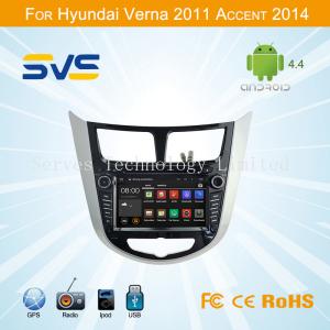 China Android 4.4 car dvd player GPS navigation for Hyundai Verna 2011 2012 Accent/Solaris 2014 on sale
