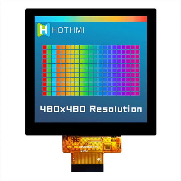 4 Inch 480x480 Dots IPS TFT LCD SPI ST7701S With Glass Cover