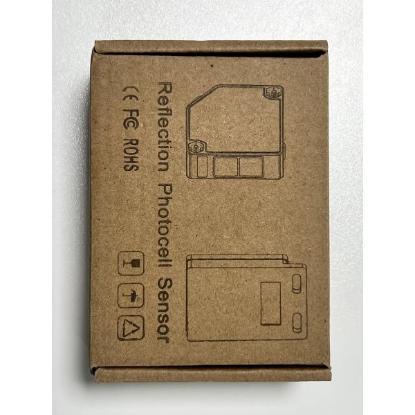 JUTAI IRR-7R Reflective Photocells 7m Infrared Safety Beam Sensor for Gates & Garage Doors