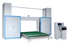 Quality Collapsible Mount Type Table Horizontal Foam Contour Cutting Machine with Oscillating Blade for sale