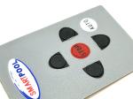 Custom Design Waterproof PC Push Button Switch With Tactile Embossing Domes