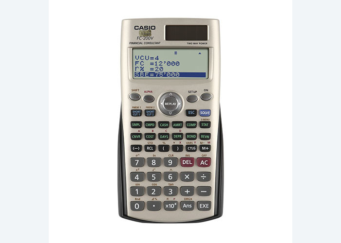 For Casio FC-200V calculator Financial management financial exam CFA&AFPFC200V exam