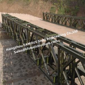 Quality Single Lane Steel Truss Bridge Delta Bridging Solution Full Highway Loading Capability for sale