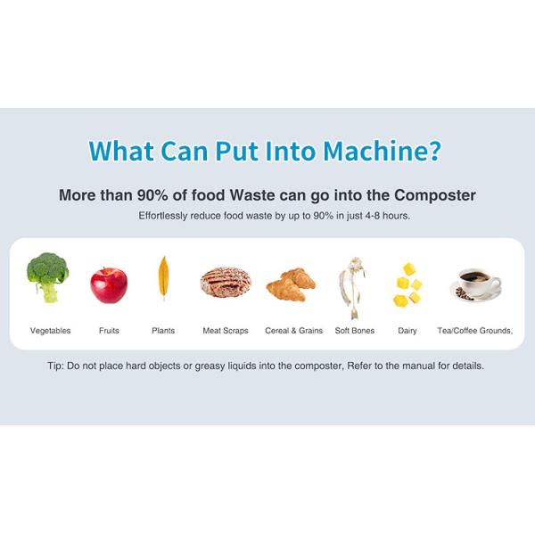 4.5L Big Capacity Home Food Waste Composter With Activated Carbon Filter