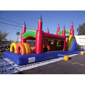 Quality Pinnacles Inflatable Obstacle Course Comercial Ertical Rush Obstacle Course for sale