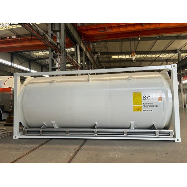 20 Ton Capacity 20ft Long Transport Container ASME Standard UN T75 ISO Cryogenic LNG Tank for Customizable and Transport