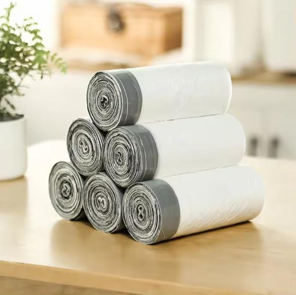 Buy Eco Friendly Custom Recycled Plastic Garbage Bags With Vest Handle Broken Point Design at wholesale prices