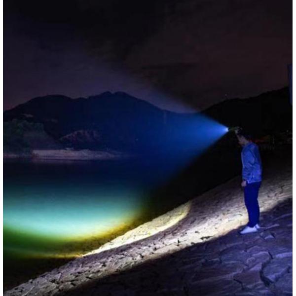 1500 Lumens Super Bright LED Torch Flashlight with 5 Speed Modes and Aluminum Alloy Construction