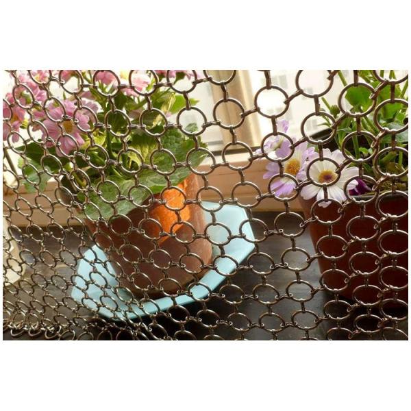 Chain Braid Ring, Chainmail Curtain, Ring Metal Curtain For Building Exterior And Interior Decoration