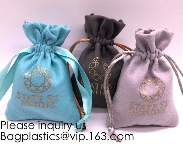 Gift Bags Velvet Bags Drawstring Jewelry Pouches Calabash Candy Pouches Party Favors for Wedding Shower BAGEASE PACKAGE