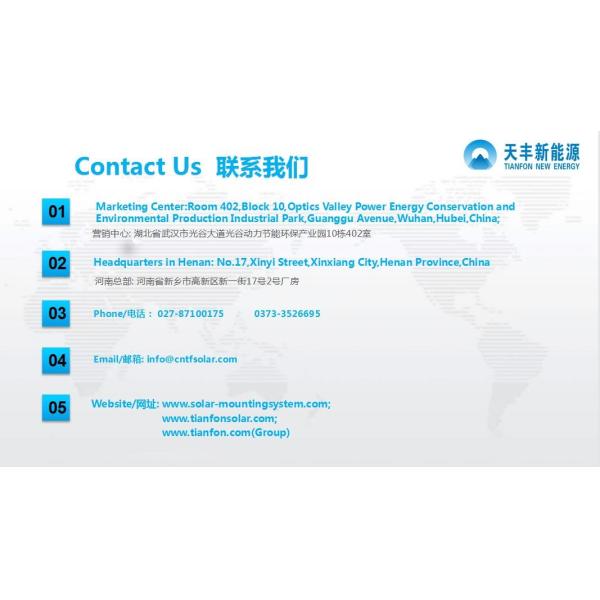 HQ Mount Large Scale 50KW Solar Panel mounting bracket solar mounting system