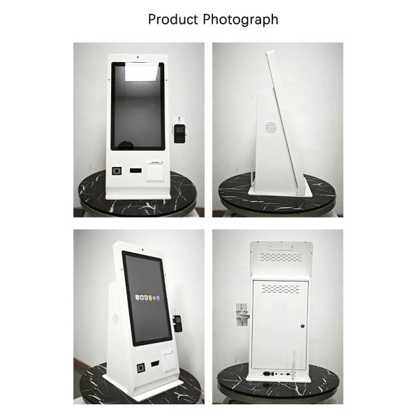 24 Inch Card Dispenser Machine NFC Card Dispenser Hotel Self Check in Kiosk with Card Dispenser QR Code Scanner