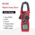 Handheld Digital Clamp Meter Multimeter True RMS AC DC Volt Amp Ohm Capacitance