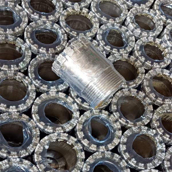 Exploration Electroplated Diamond Drill Bit AISI Standard For Medium Hard Layer
