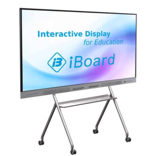 LED Interactive Whiteboard with Android 14 Ultra Fine Infrared Touch and Optional Camera Mic for Schools and Meetings
