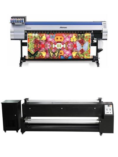 Buy 1.8m Digital Sublimation Flag Printing Machine With Two DX7 Head at wholesale prices