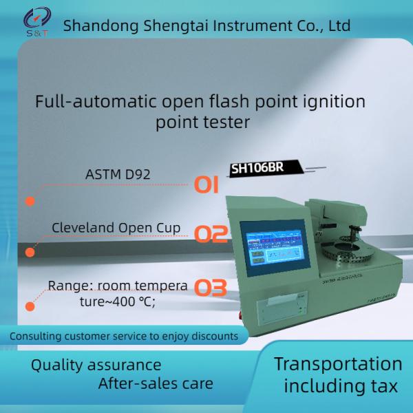 Buy SH106BR Automatic Open Flash Point and Flash Point Tester ASTM D92 at wholesale prices