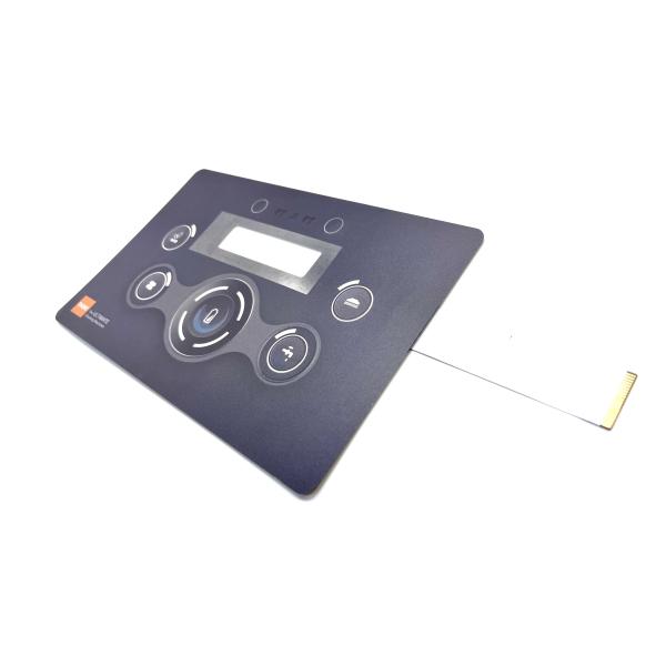 FPC Copper Circuit Waterproof Membrane Switch Keypad Suppliers With LED Mounting And ZIF Connector