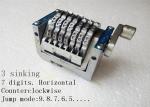 Rotary Numbering Machine Horizontal Counterclockwise Three Sinking