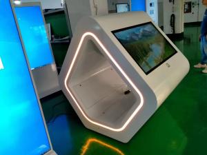 China Win10 Linux 55inch Interactive Digital Kiosk Customized Cube Design on sale