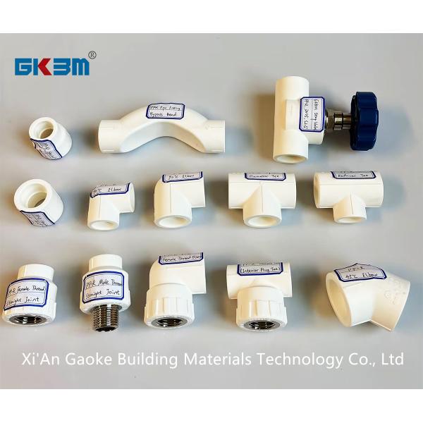 GKBM Greenpy PPR Pipe Fittings 45 Degree Elbow, Valve, Bypass, Joint, Reducer Tee