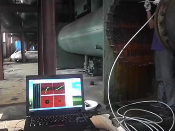 Buy NDT Pipe Eddy Current Flaw Detector High Speed Testing Time Base Display at wholesale prices