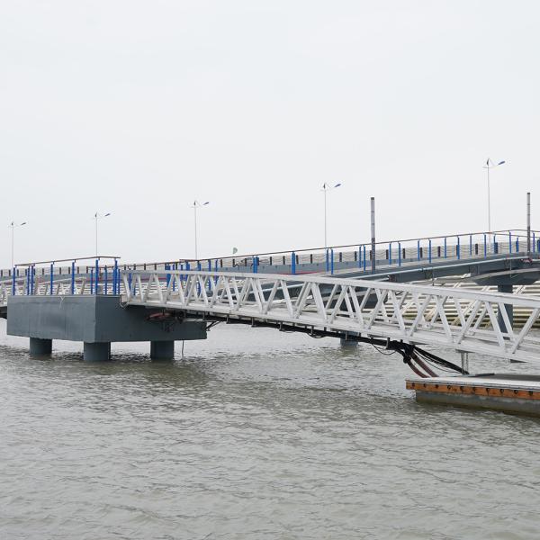 Aluminum Floating Bridges with Customizable Length and Silver Surface