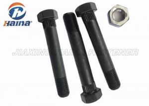China Machine Shackle high strength stainless bolts with Knurls under Hex Head on sale